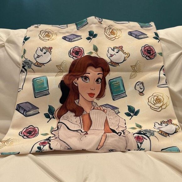 Beauty and the Beast Belle and Books Cosplay Eco Reusable Shopping Bag Tote NWT - Picture 1 of 3